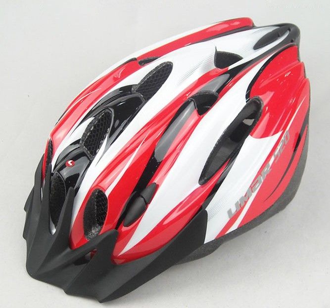 red road bike helmet