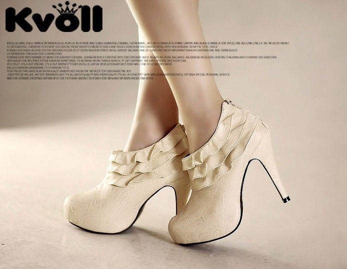 s shoes 2010 Sexy Round Toe Zipper Heels Ankle Wholesale Women's