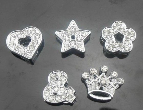 20pcs/lot 10mm full rhinestones mix styles Slide Charms ( heart star flower crown & ) Fit for 10mm bracelet
20pcs/lot 10mm full rhinestones mix styles Slide Charms ( heart star flower crown & ) Fit for 10mm bracelet
