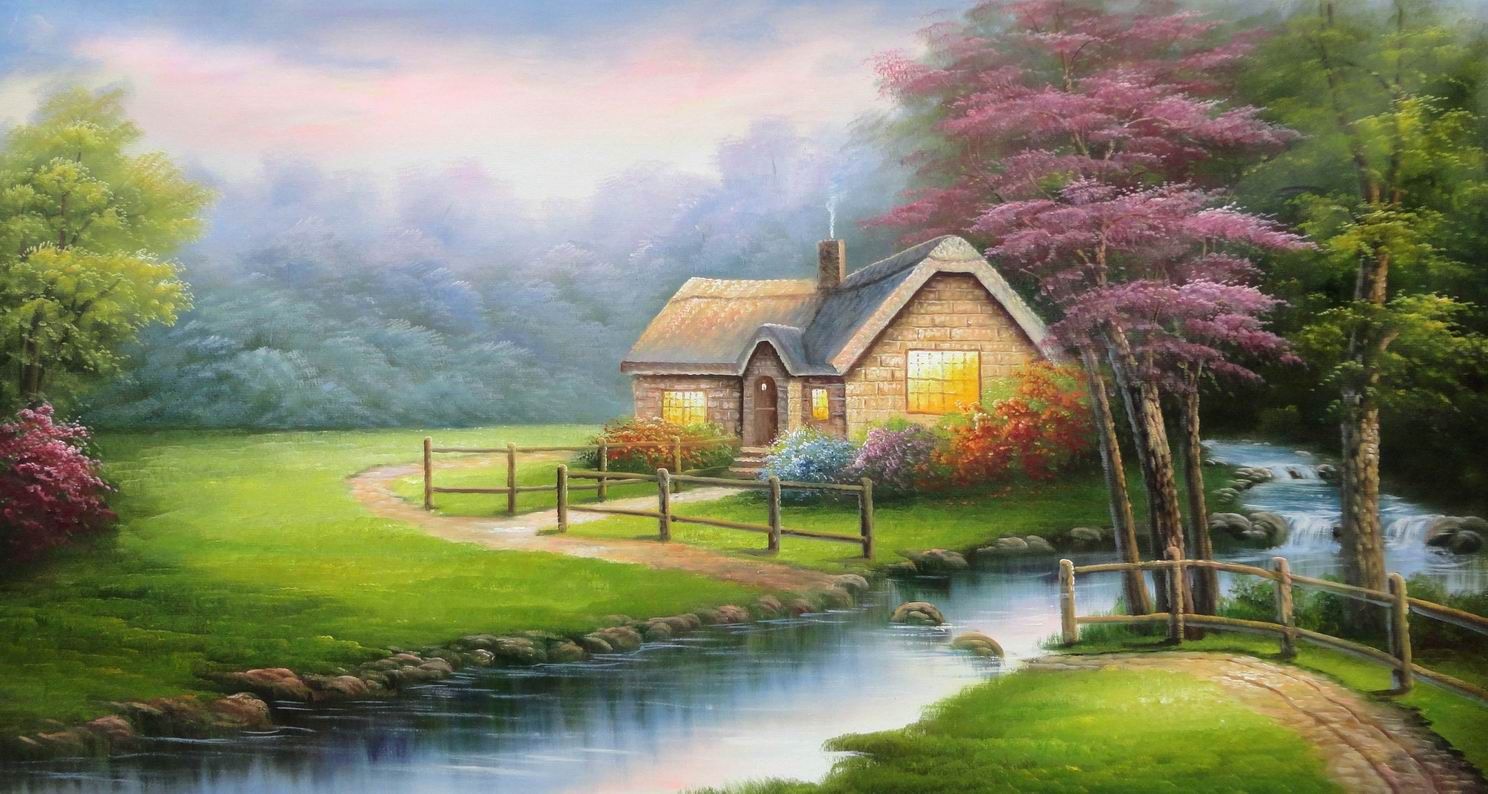 ... modern Thomas wall decor scenery canvas painting (Finished Design) #8 ... modern Thomas wall decor scenery canvas painting (Finished Design) #8