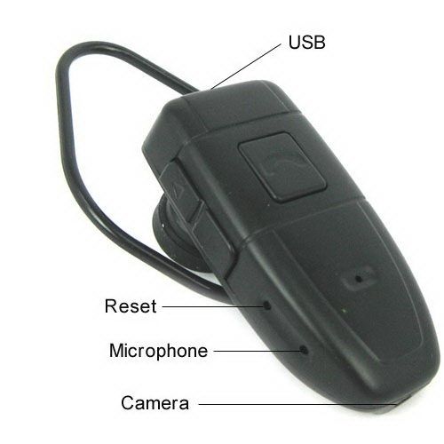 2017 4gb Bluetooth Headset Dvr Video Spy Camera Recorder From