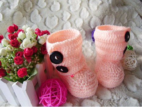 Baby Shoes Snow Boots Children Wool Boots Toddler Shoes Cotton Yarn ...