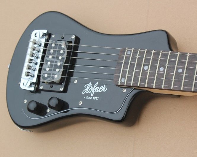 Uy78 Free Ship 6 Strings Black Electric Guitar Child Solid Body Guitar