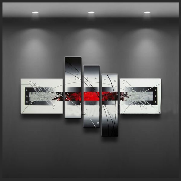 black white and red canvas wall art elitflat