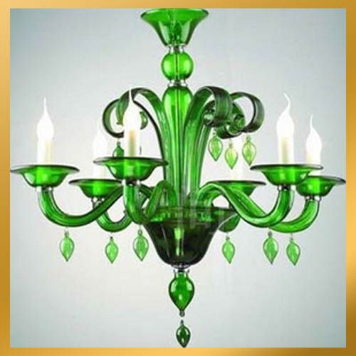 K9 Green Crystal Pendant Lamp Crystal Chandelier Classic Green Murano