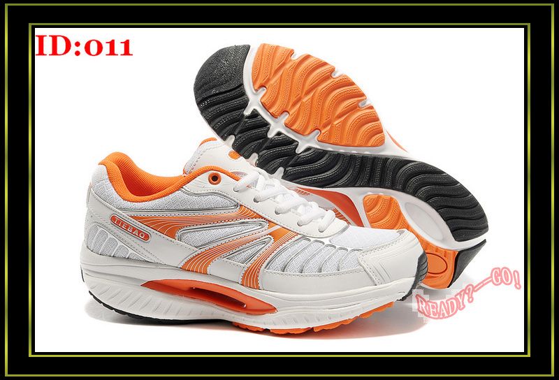 Tie Bao Women Fitness Shoes Lady Shape Ups Walking Shoe Orange Fashion