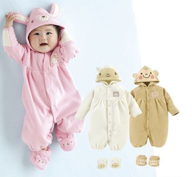 New Arrival Baby One Piece Animal Romper Cute Infant Long New Arrival Baby One Piece Animal Romper Cute Infant Long