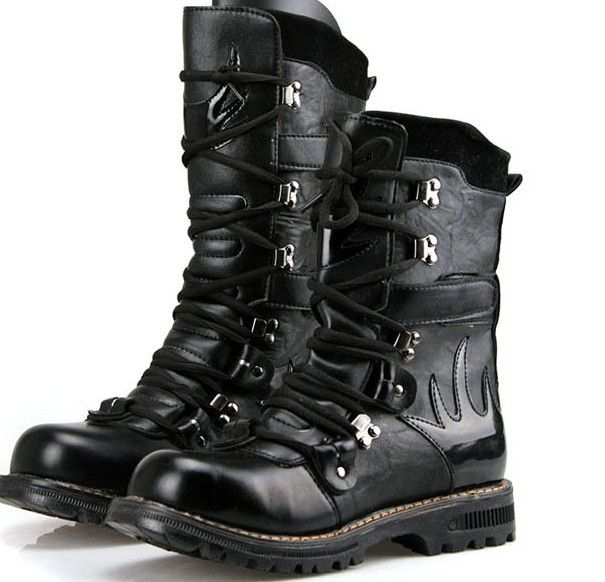 2012 Thigh Highs Men's Tall Boots Cowboy Leather Boot Black Brown Red