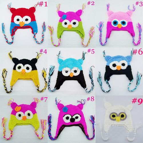 10pcs* Owl EarFlap Crochet Hat Baby Handmade Crochet beanie Hat Handmade OWL Beanies Knitted hat, Mix
10pcs* Owl EarFlap Crochet Hat Baby Handmade Crochet beanie Hat Handmade OWL Beanies Knitted hat, Mix