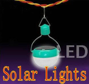 Wholesale outdoor solar 6LED lighting bulb Solar hanging light ...