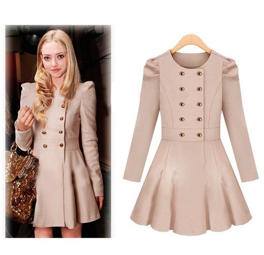 2014 Womens Winter Thick Double Breasted Trench Coats Fashion 2014 Womens winter Thick Double breasted trench coats fashion Duffle wool coat Slim Loose dress warm coat - 2014 Womens Winter Thick Double Breasted Trench Coats Fashion