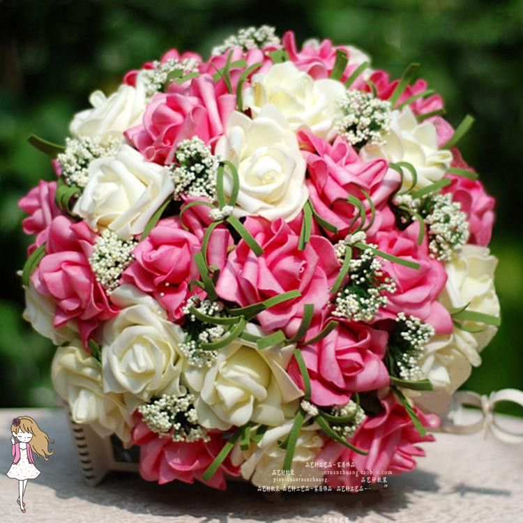 silk wedding flowers and favors