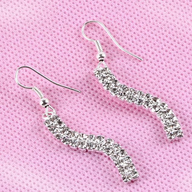 2017 Long Dangle Earrings Jewellery Earring Silver Hoop Earrings Prom Earrings Unique Jewelry