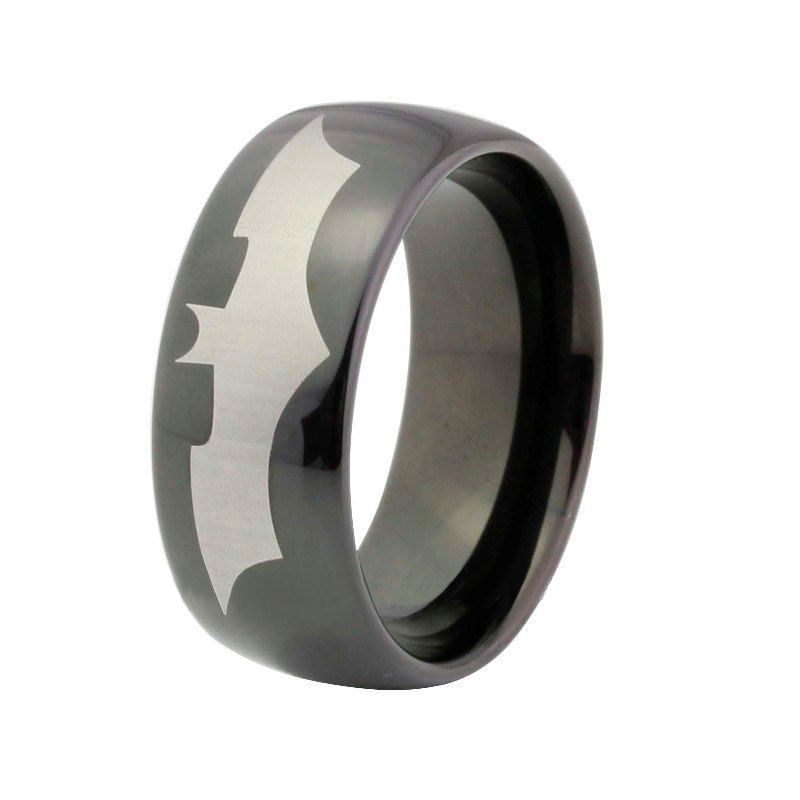 Wholesale - -Cheap Dome Black Batman Tungsten Carbide Wedding Bands ... Wholesale - -Cheap Dome Black Batman Tungsten Carbide Wedding Bands ...
