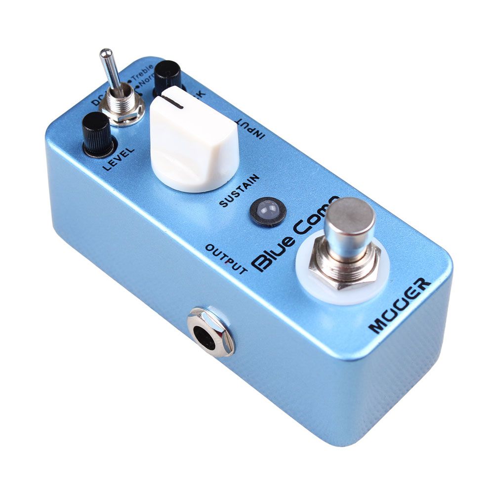 2017 Guitar Effects Pedal Mooer Blue Comp Optical Compressor Smooth