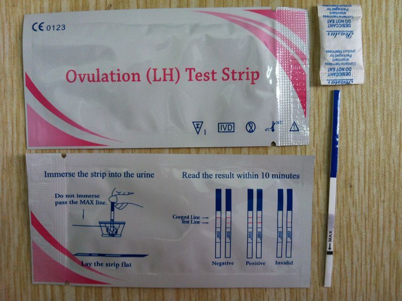 One Step Rapid Test Lh 2.5mm Ovulation Test Strip With Ce And Iso