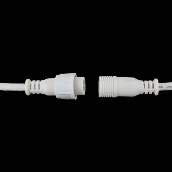 

Белый 3-контактный водонепроницаемый соединительный кабель для светодиодных лен