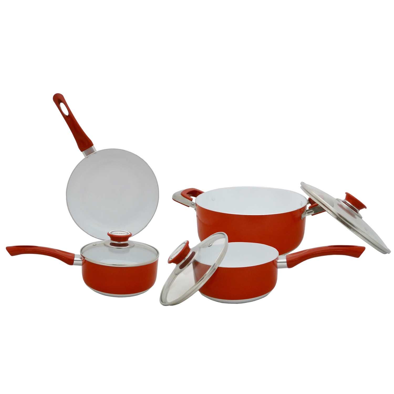 Eco Healthy Ceramic Nonstick Cookware Set Cookware Sets Stainless Steel