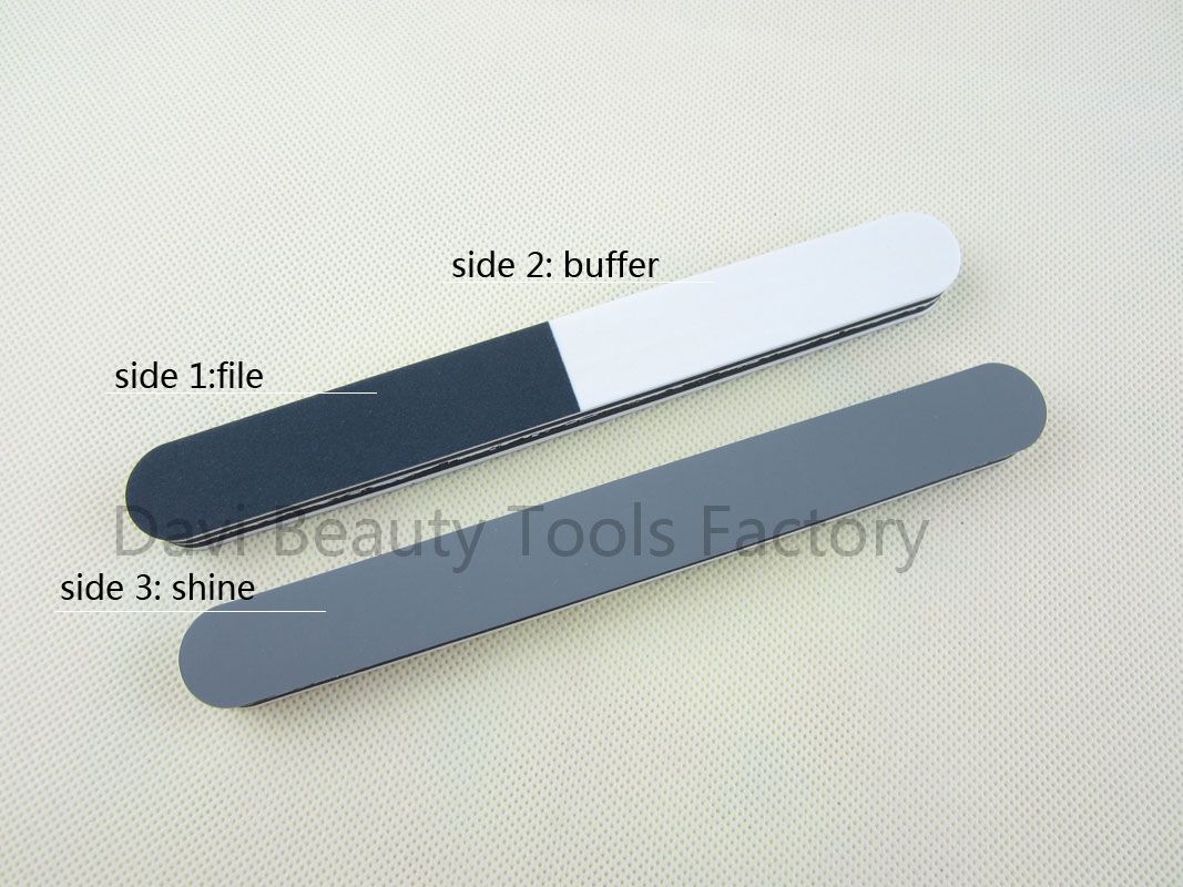 Nail File 3 Ways Polishing/buffer Nail File for Nail Art Nail Care Nail Buffers Nail Buffers