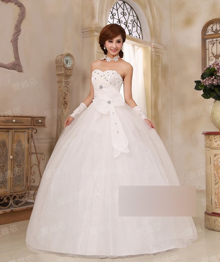 Fashion New Style Wedding Dress 2012 Princess Dress Puffy Wedding