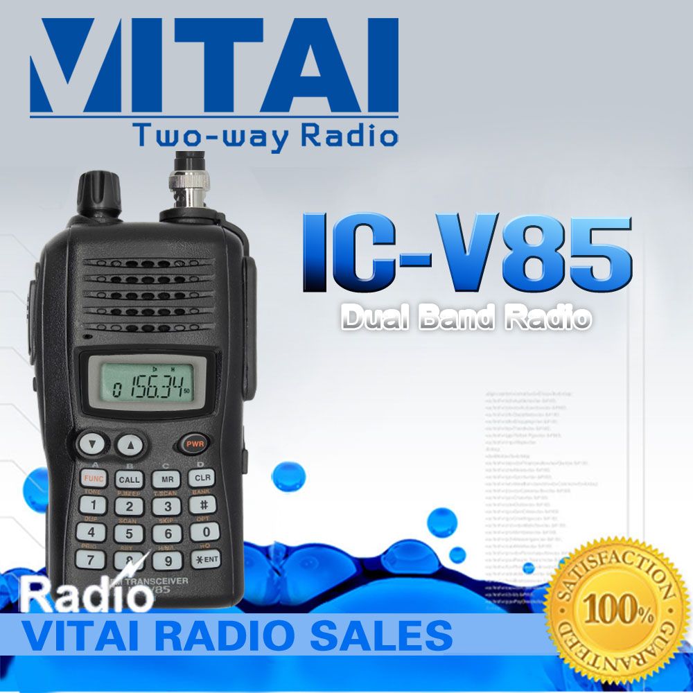 Ic V85 Vhf Marine Radio 136 174mhz 7w 107ch Handheld Amateur Radio