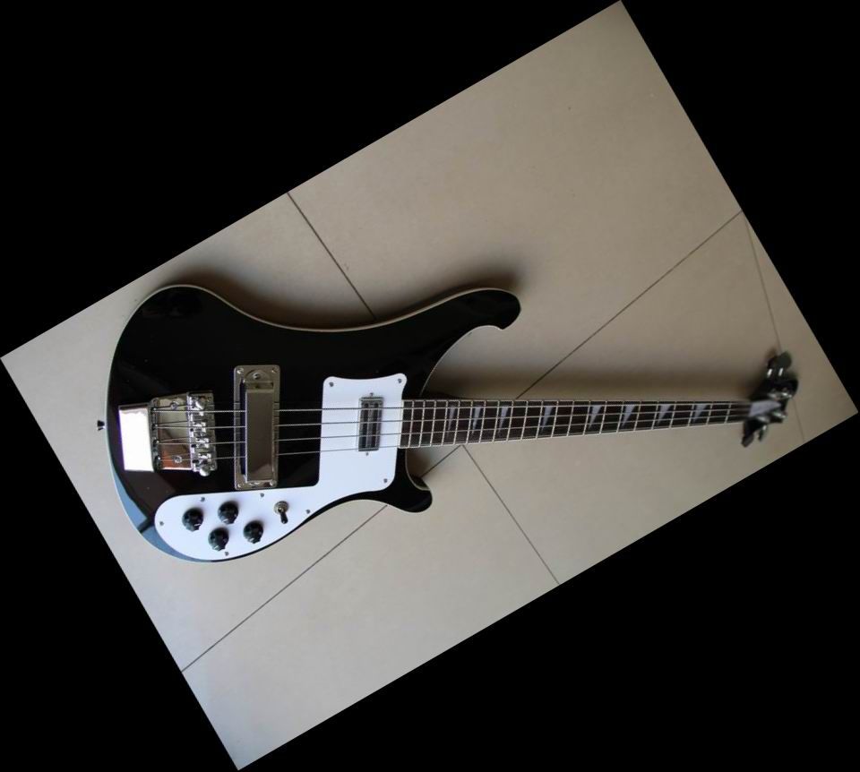 Newest 2011 4 String 4003 Electric Bass Guitar Stereo, Varitone Black