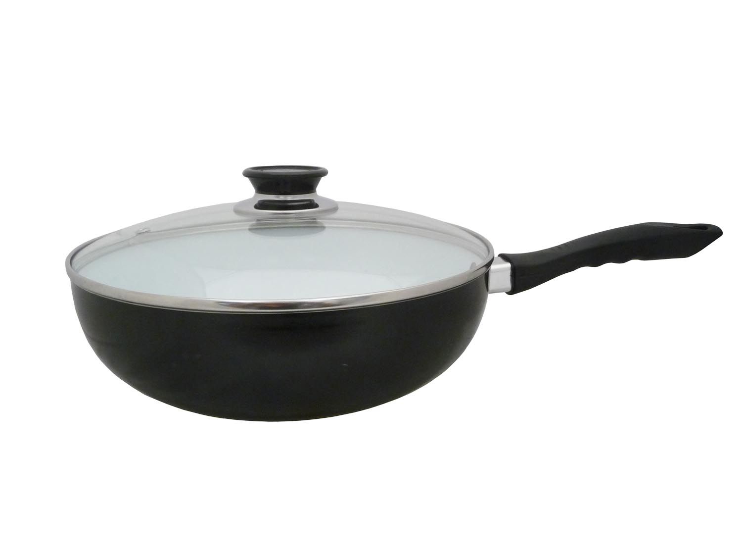 Concord 11 Eco Friendly Healthy Ceramic Nonstick Deep Fry Pan Chicken