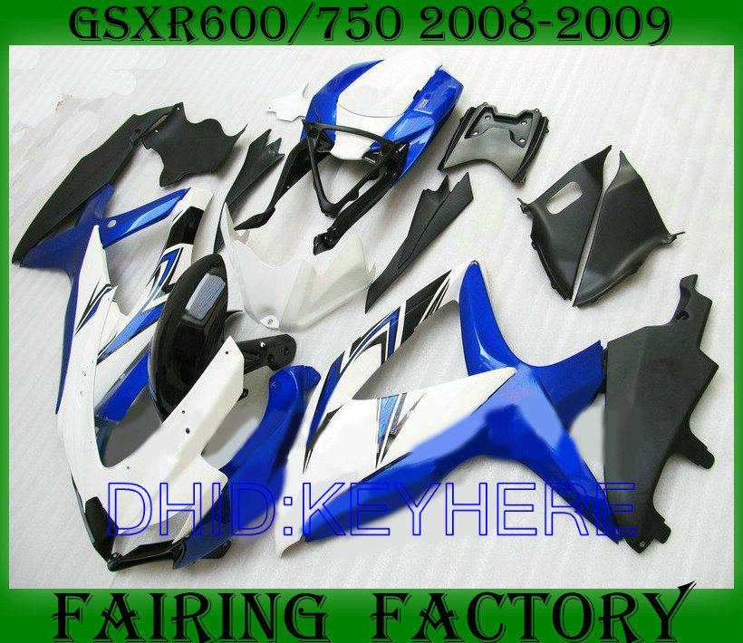 White/blue ABS racing Fairing for SUZUKI GSXR600 GSXR750 2008 2009 GSX R750 R600 08 09 fairings set, Same as picture
White/blue ABS racing Fairing for SUZUKI GSXR600 GSXR750 2008 2009 GSX R750 R600 08 09 fairings set, Same as picture