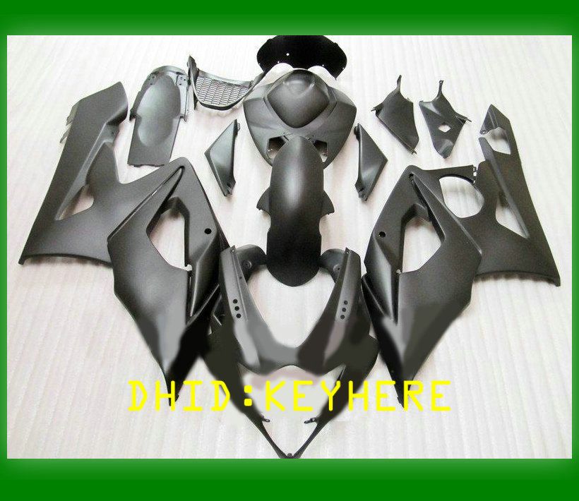 Flat matt black racing Fairing for SUZUKI GSXR1000 2005 2006 GSX R1000 05 06 fairings stickers free, Same as picture
Flat matt black racing Fairing for SUZUKI GSXR1000 2005 2006 GSX R1000 05 06 fairings stickers free, Same as picture