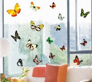 Wholesale Cartoon butterfly Home room Decor Removable Wall Sticker ...