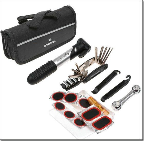 2017 Bike Bicycle Tyre Repair Multifunctional Tool Set Kit Mini