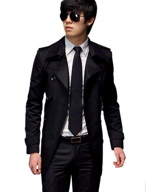 Best Quality Mens' Casual Double Breasted Trench Coat Slim Fit, Two Colors, M,L,Xl, P066 At Cheap Price, Online Trench Coats | Dhgate.Com