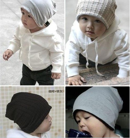 baby MJ cap children's hats kids Hat toddler caps Baby hats Bread twist Two-sided Caps & Hats