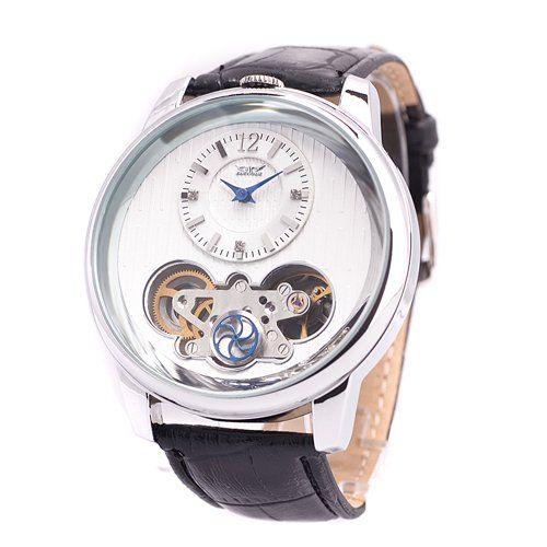 Cheap Jaragar Automatic Luxury Swiss Watches Men Mechanical Tourbillion
