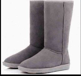 Womens Classic Tall Snow Boots girl Black Chocolate Sand Grey Chestnut