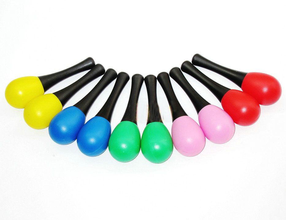 2017 New Baby Toy Activity Plastic Maracas Choose The Color From