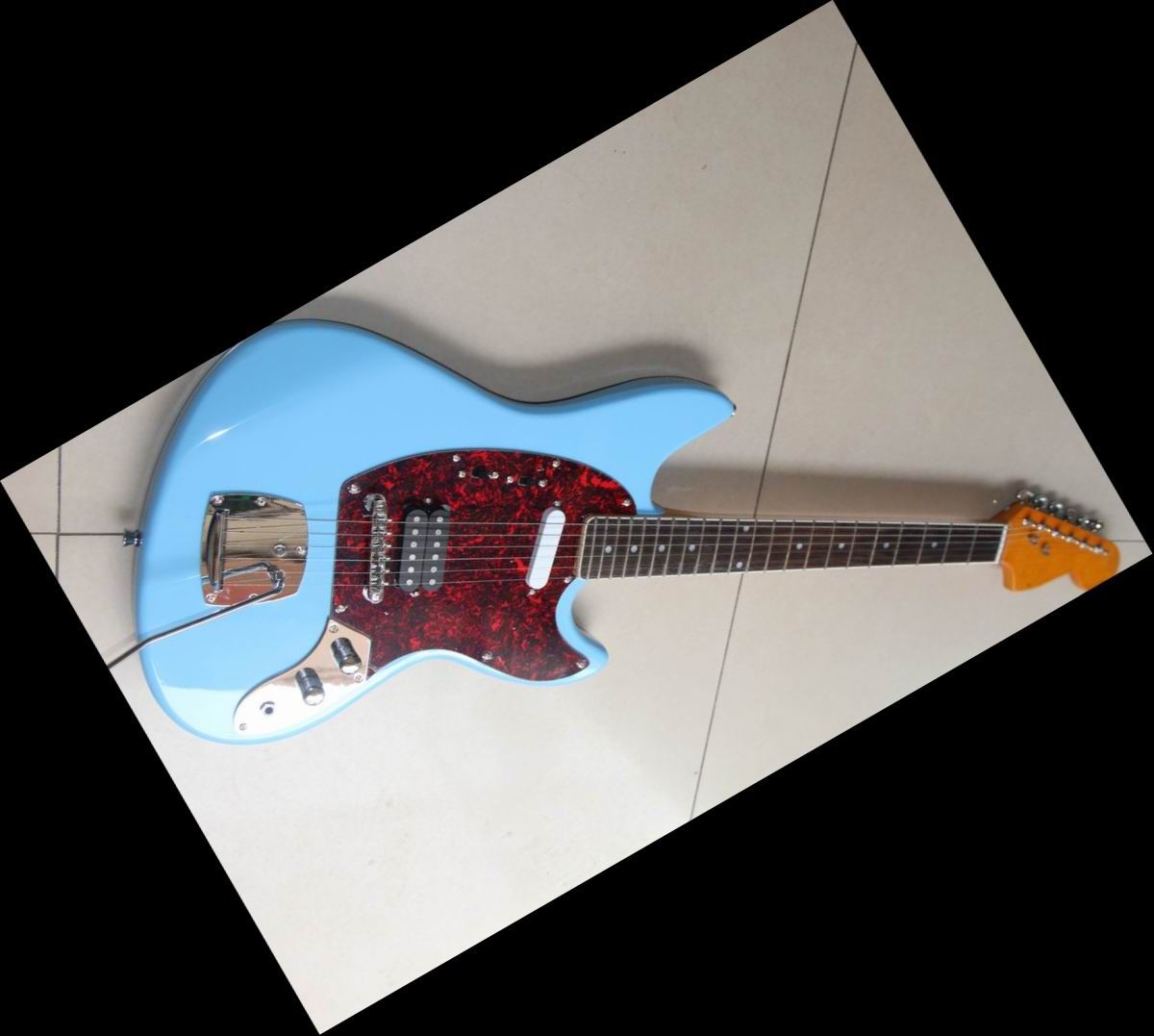 Guitar Electric jaguar  Vintage vintage  Jazzmaster  guitar Jaguar Quality blue quality High New