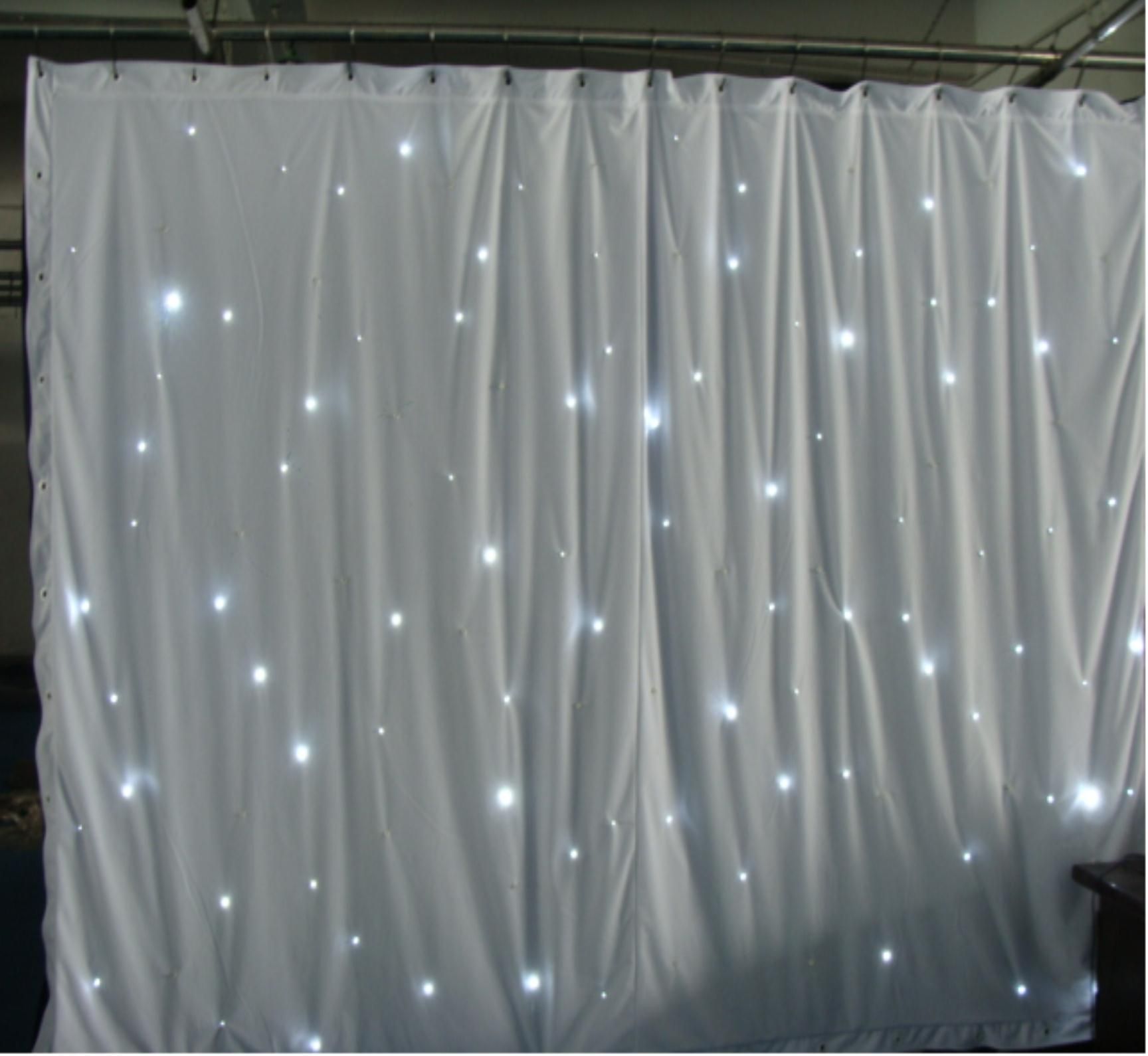 Top smd5050 qualità 8x3m led bianchi luci della tenda da sfondo a ...