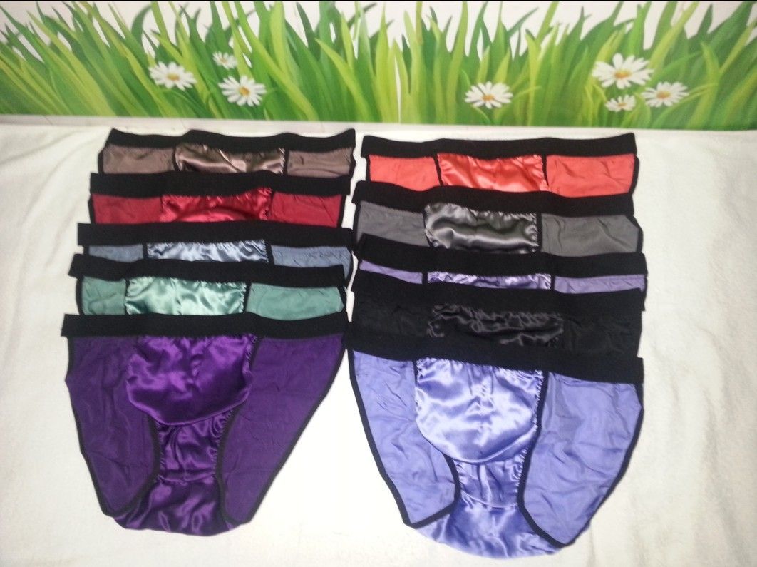 100 Silk Men Panties Bikini Underwear Sex Briefs Fit Gifts Men