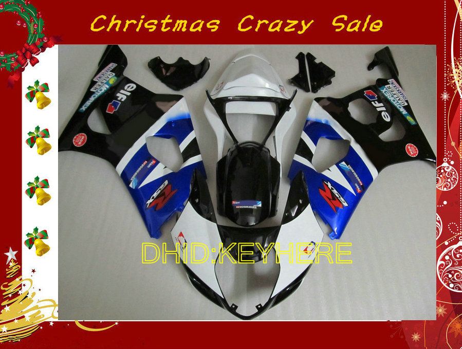 Sales Blue/white/blk Moto Fairings for SUZUKI 03 04 GSXR1000 GSX-R1000 2004 2003 motorcycle bodywork, Same as picture
Sales Blue/white/blk Moto Fairings for SUZUKI 03 04 GSXR1000 GSX-R1000 2004 2003 motorcycle bodywork, Same as picture