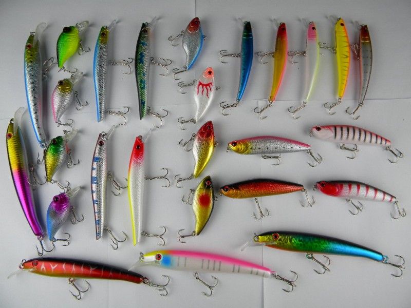 Mixed Topwater And Bass Set Fishing Lures Plastic Cheap Lure Bait Tackle 3d Eyes F Best Fishing