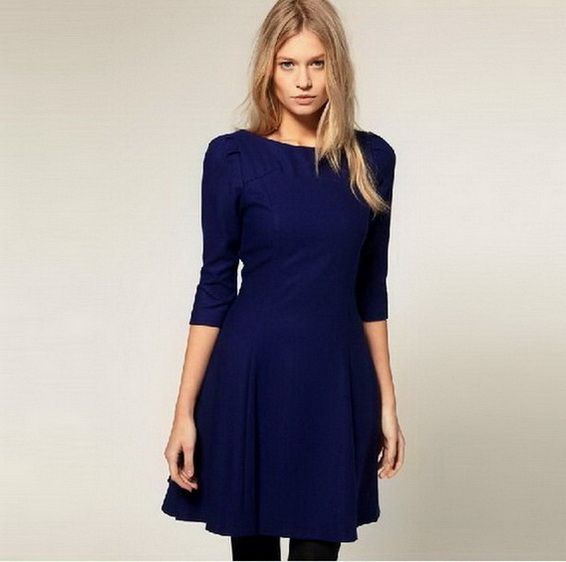 3 4 sleeve dresses