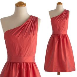 Buy One Shoulder Junior Bridesmaid Dresses online from low cost