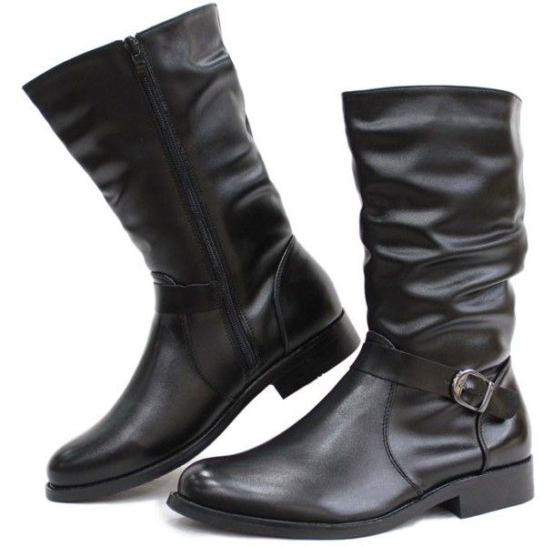 leather boots wrinkles