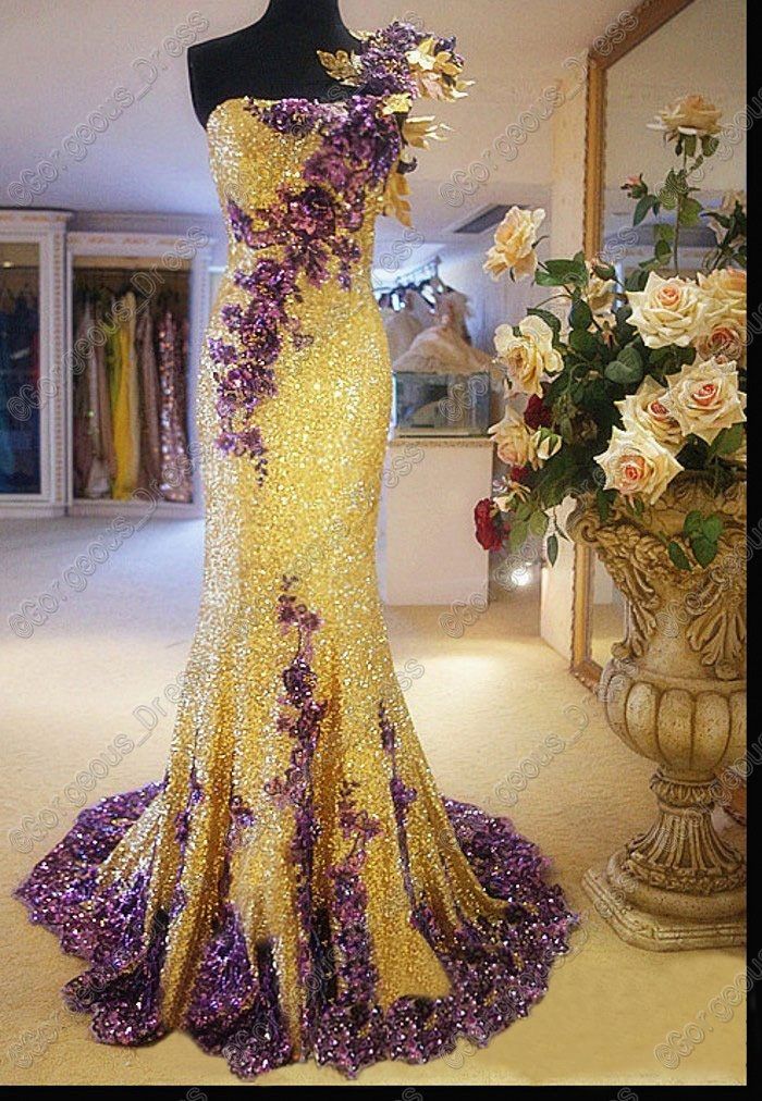 Chinese hibiscus coloring page Newest Luxury Sexy Sequin Lace Strapless Purple Flowers Evening Dresses