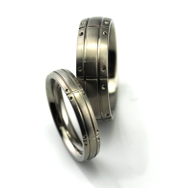 Pure Titanium Ring Mens Womens Wedding Comfort Fit Band Couple Rings ...