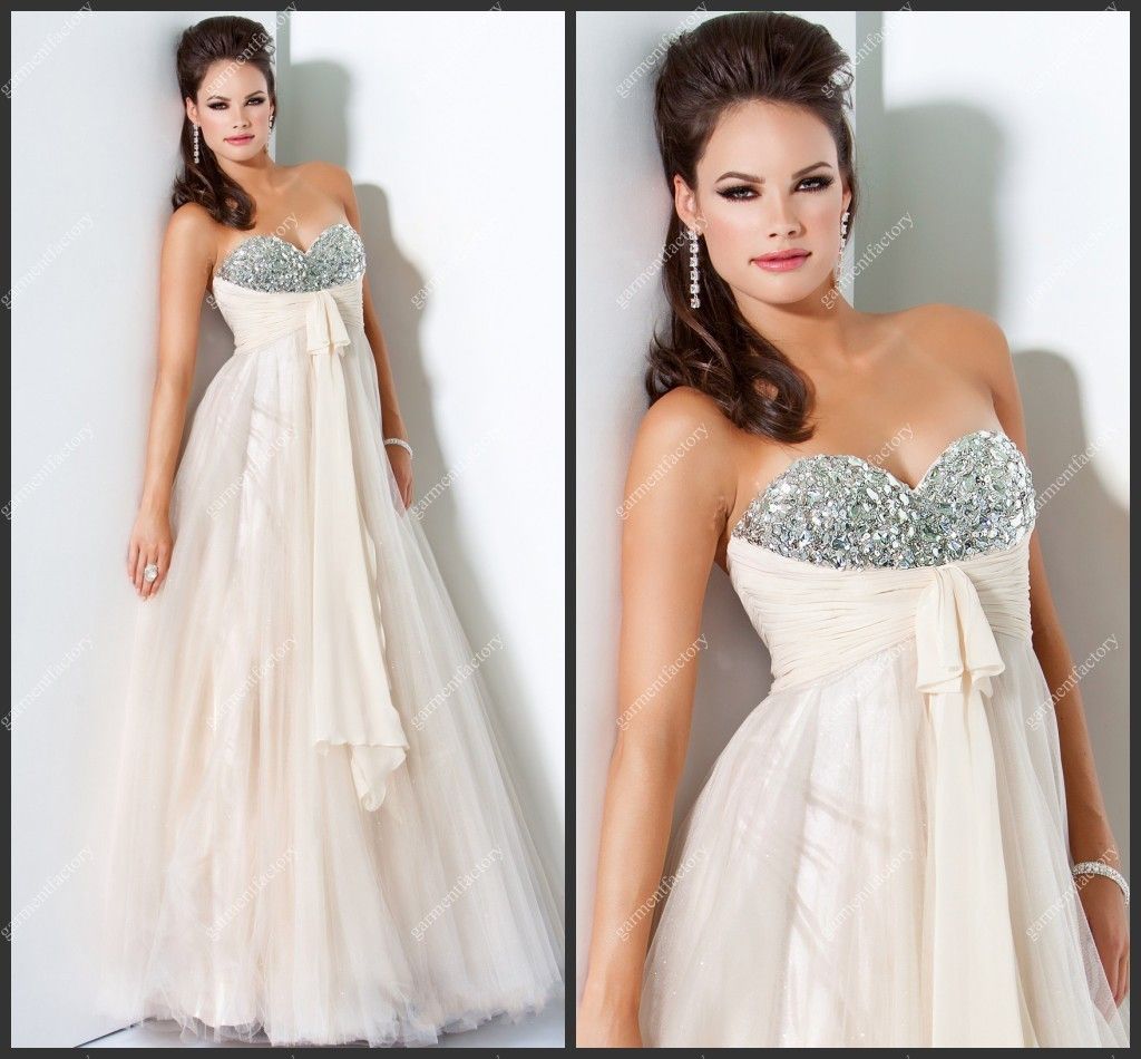 Retail Puffy Indian Prom Dress Gown Crazy Hot Beaded Top A Line