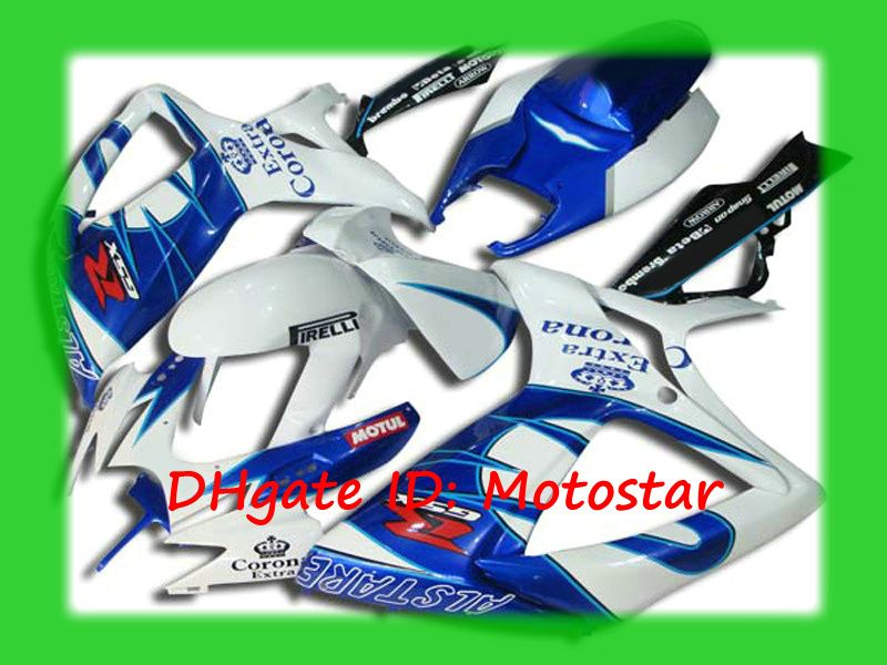 S6623 BLue Corona fairing kit for SUZUKI 2006 2007 100% Injection molding GSXR 600 750 K6 GSXR600 GSXR750 06 07 bodywork, Multi-color
S6623 BLue Corona fairing kit for SUZUKI 2006 2007 100% Injection molding GSXR 600 750 K6 GSXR600 GSXR750 06 07 bodywork, Multi-color