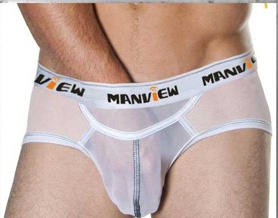 2017 Mens Male See Through Mesh Underwear Short Briefs Lingerie 5 ...