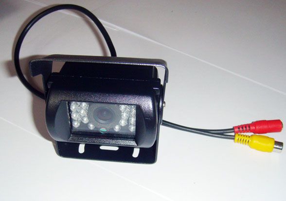18 IR LED Sensor Car Rearview CCD Reversing Parking Camera 120° for 12V/24V Bus Truck